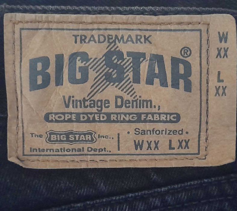 Джинсы Big Star/ W31 L30 / Винтаж.