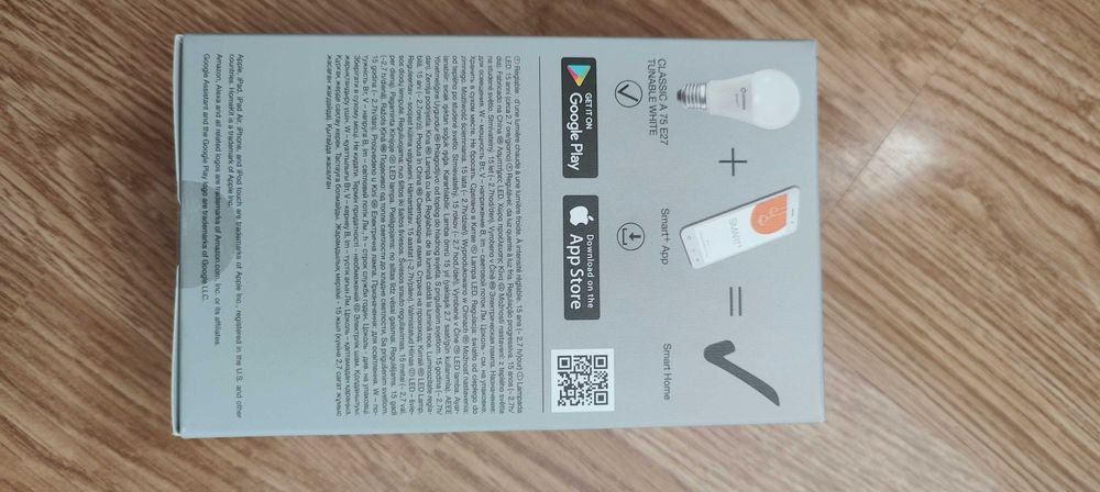 Смарт крушка Ledvance SMART+ 9.5W E27 1055lm A60 RGB dimmer wi-fi