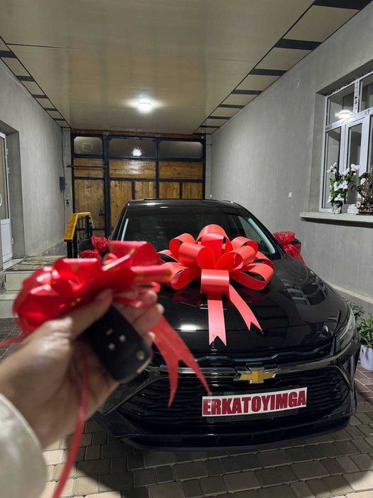 подарочный бант на ваш авто, красивый красный цвет