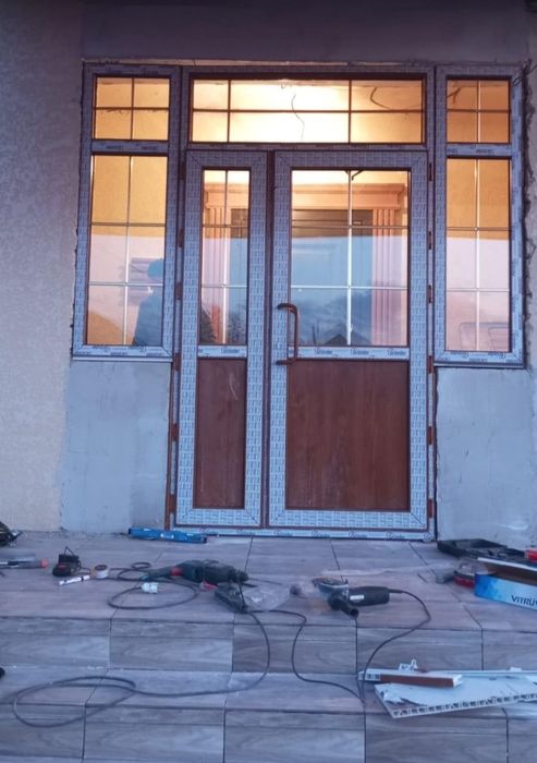 Пластиковые окна и дверь, витражи, балкон, бутик рассрочка