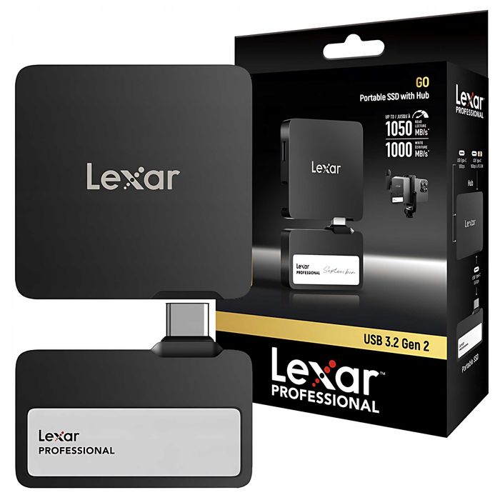 Внешний SSD Lexar SL400 2TB USB-C — чтение 1050 МБ/с, запись 1000 МБ/с