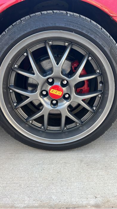 Jante model BBS 5x112 18 cu anvelope ca noi