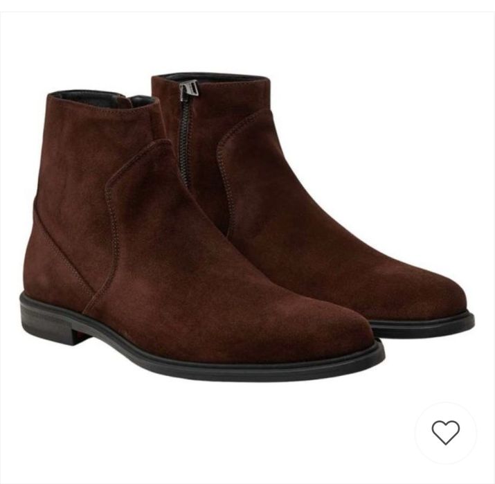 Нови мъжки боти HUGO (Hugo Boss), естествена кожа, №44