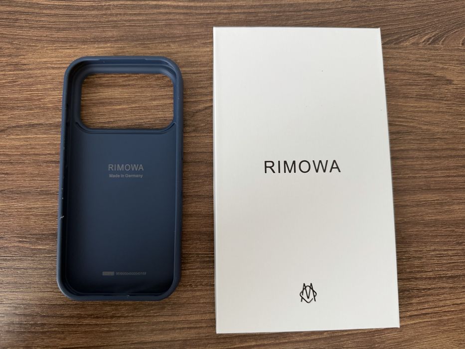 Rimowa iPhone 17 Pro Case Husa Deep Blue Albastru