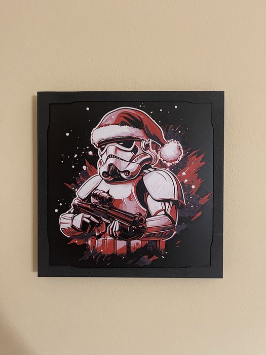 Релефна картина “Christmas Stormtrooper”