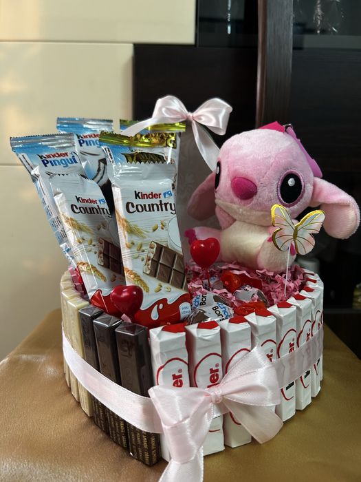 Aranjament cadou dulciuri