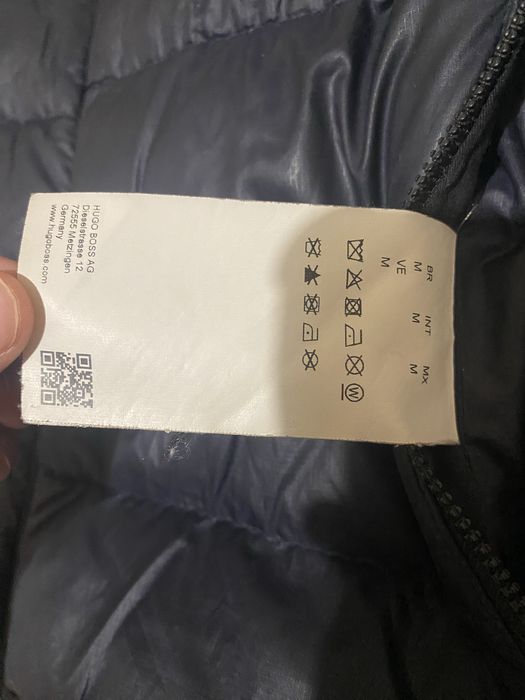 Мъжко яке HUGO (Hugo Boss) – оригинално, ново, тъмносиньо