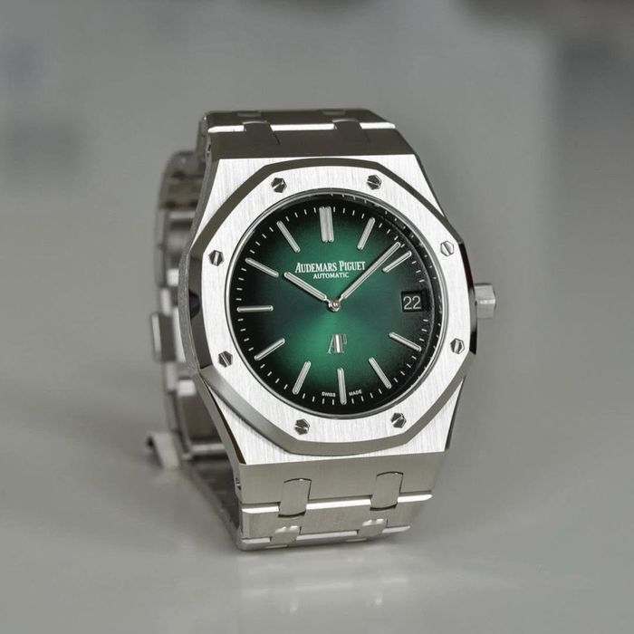 audemars piguet royal oak green dial jumbo