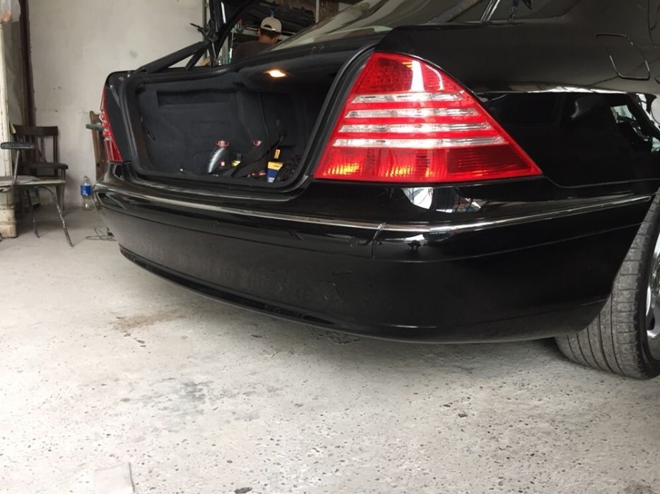 Бампера и пороги Mercedes w220 Рестайл