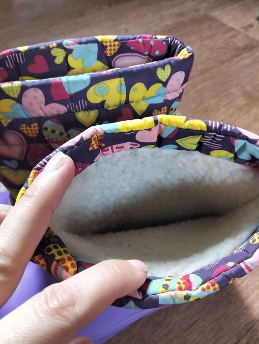 Резиновые сапоги утеплённые