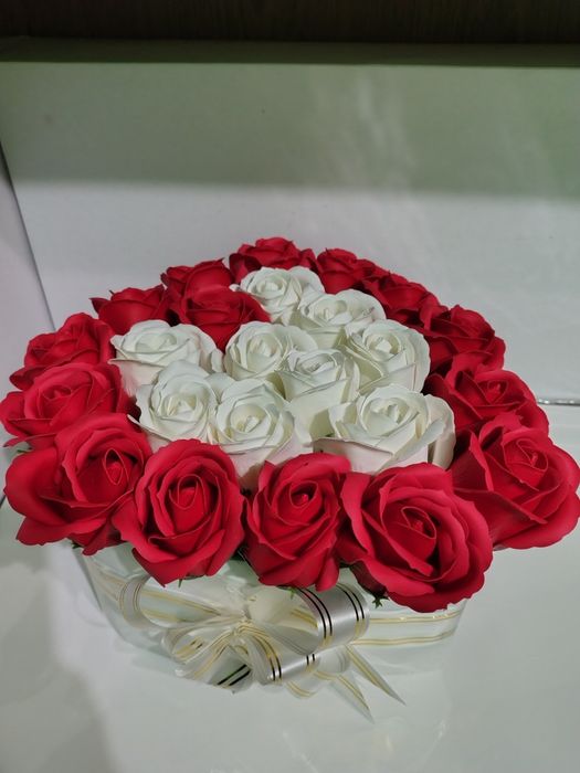 Inima din trandafiri sapun