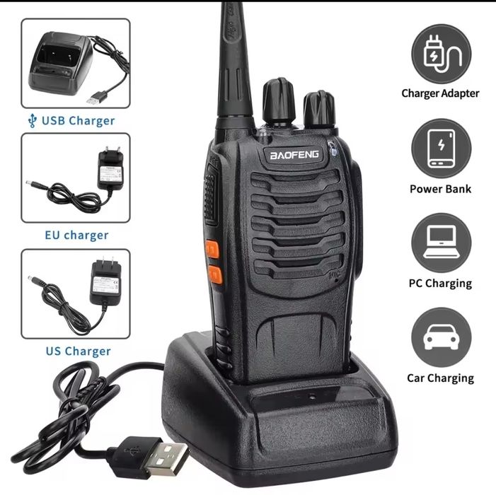 Stații Radio Walkie-talkie Semnal 5km, 16 canale, volum ajustabil Camping Drumeție