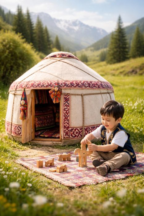 Детская юрта. Домик