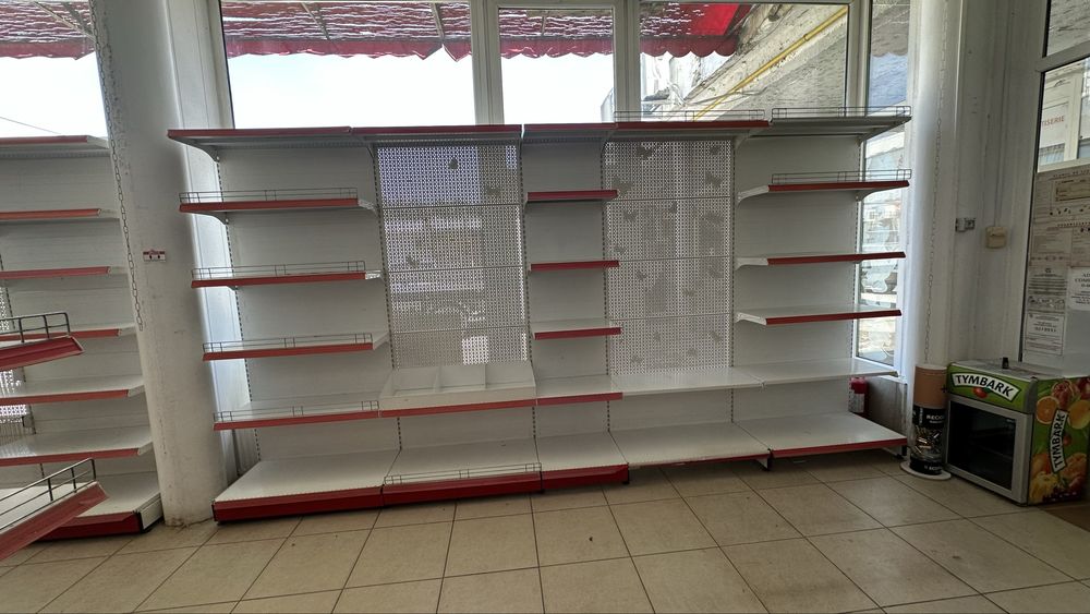 Rafturi comerciale metalice profesionale, modulare, stare foarte bună