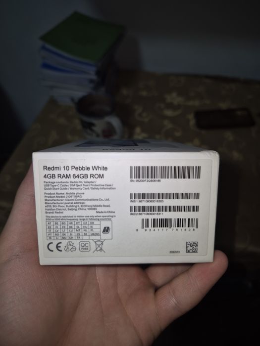Редми 10 с коробкой