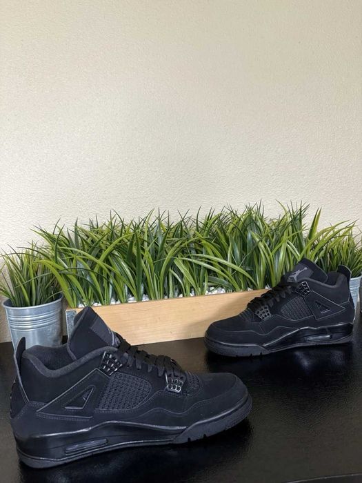 Adidasi Sport Nike Air Jordan 4 Black Cat - Verificare Colet