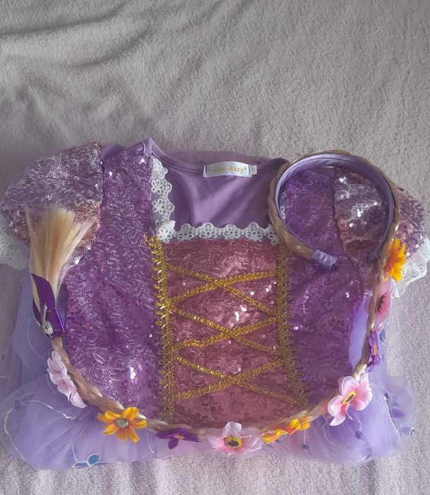 Детска рокля Рапунцел 140см.