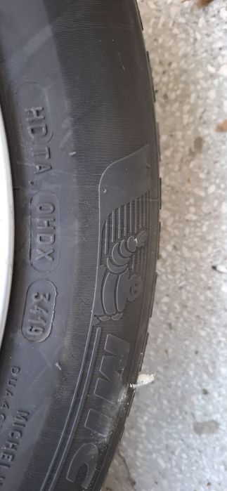 Jante aliaj 15" cu anvelope michelin alpin 6 iarna