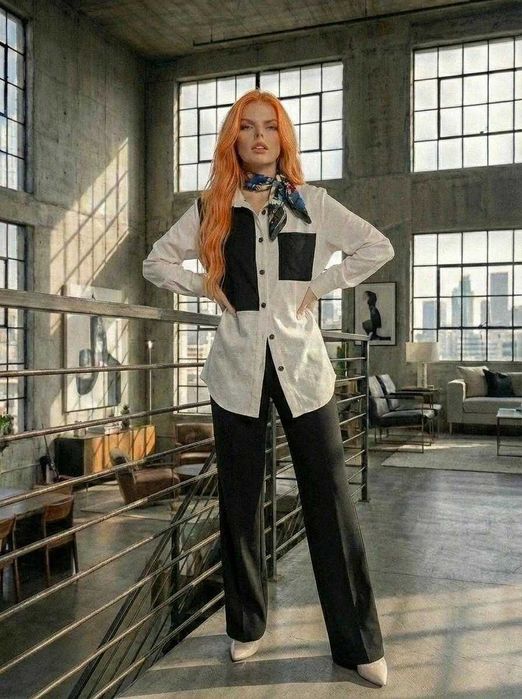 Елегантен дамски сет Туника/риза и паналон