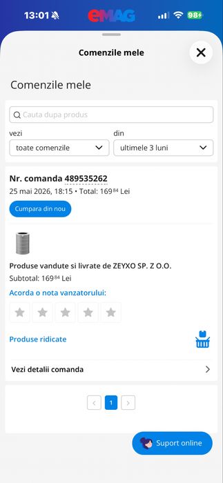filtru purificator Xiaomi Smart Air Purifier 4 Lite FA68