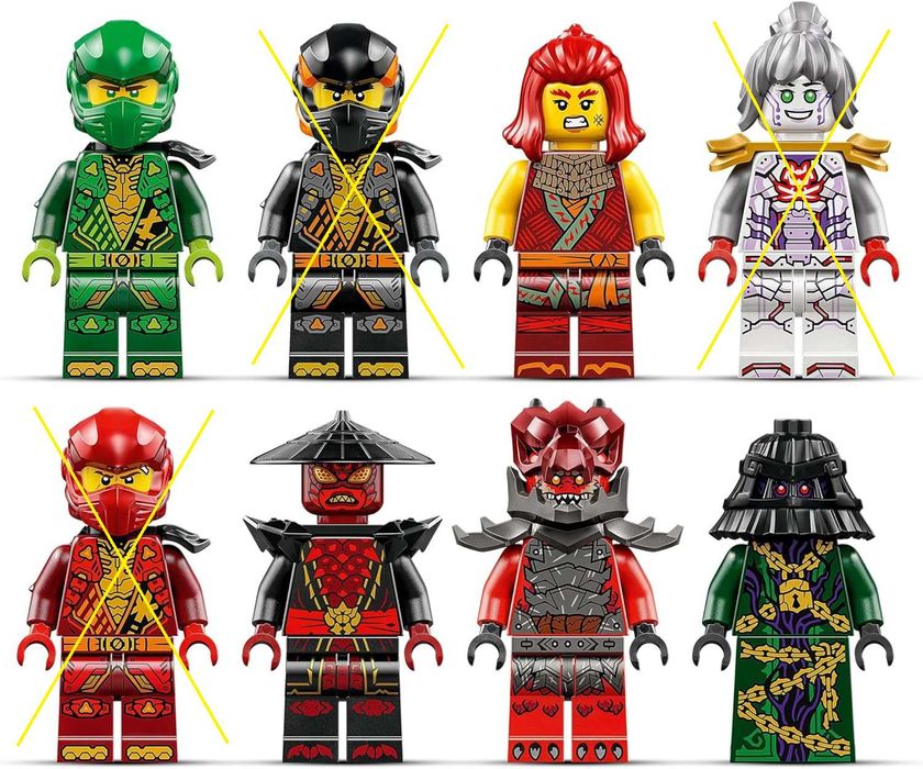 LEGO NINJAGO Арк Дракон 71836 (+Rox, Dareth)