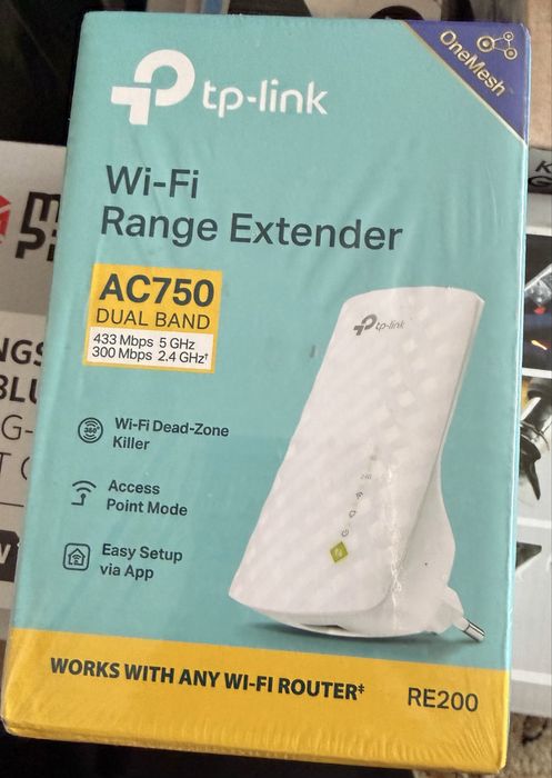 Vând WiFi Range Extender TP-Link AC 750 Dual Band Nou Sigilat