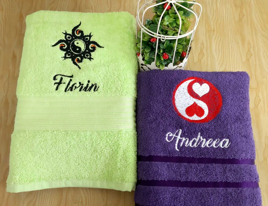 Prosoape brodate personalizate - cadou aniversari /evenimente