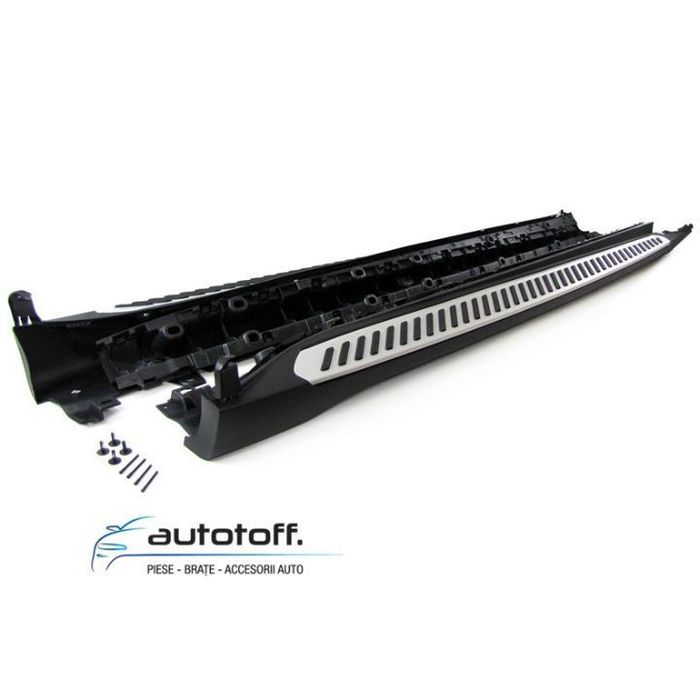Praguri laterale BMW X6 F16 (2015+) - trepte aluminiu
