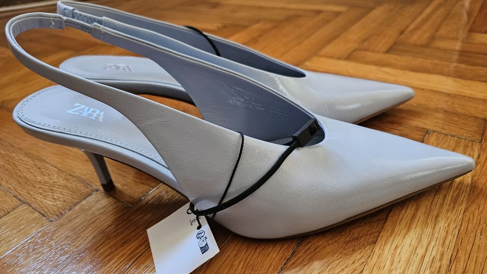 Pantofi Zara piele naturală