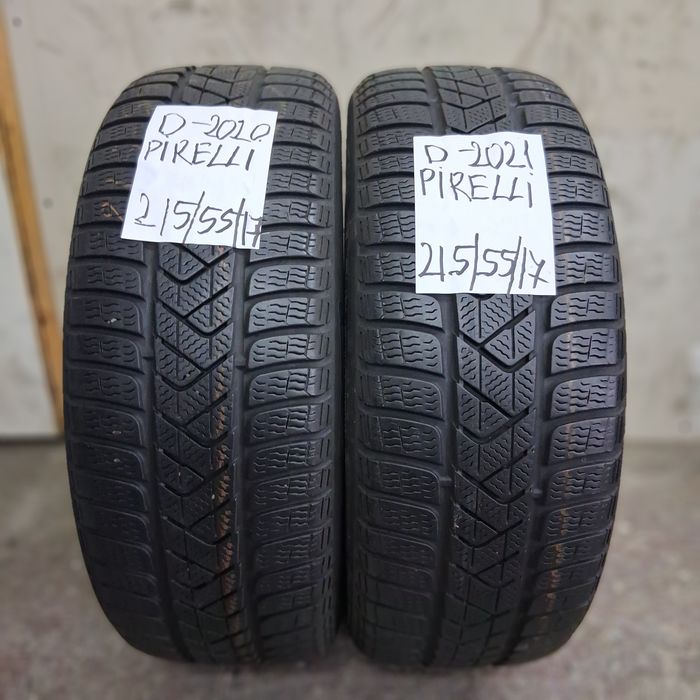 2×215/55/17 M+S.PIRELLI 2020.Stare excelenta.