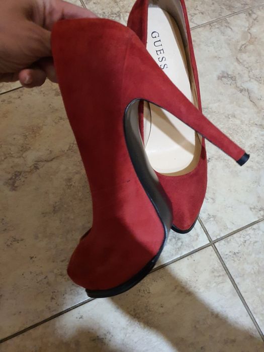 Дамски обувки от естествен  велур