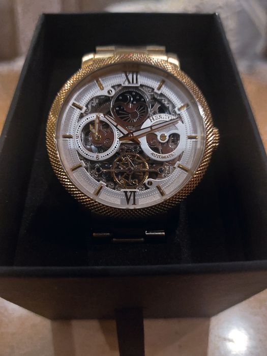 Heritor Aries Automatic Skeleton HR4403 новые