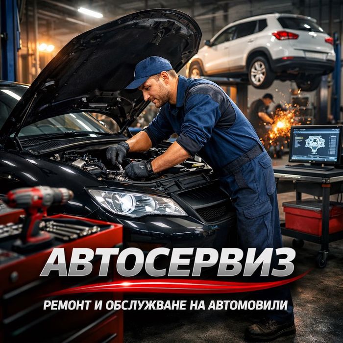 Автосервиз предлага обслужване и ремонт на автомобили !!!