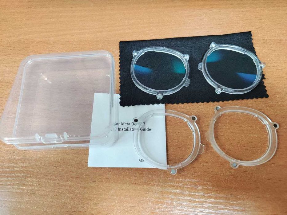 Магнитные (быстросъёмные) линзы для VR Meta Quest 3, -3.5D