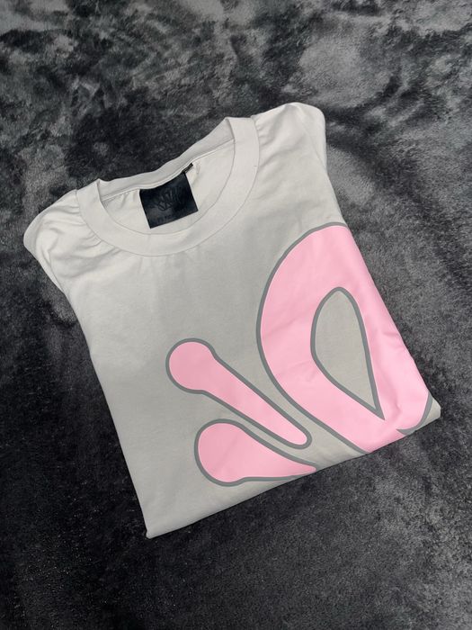Tricou Syna World  Gri Cu Design Roz