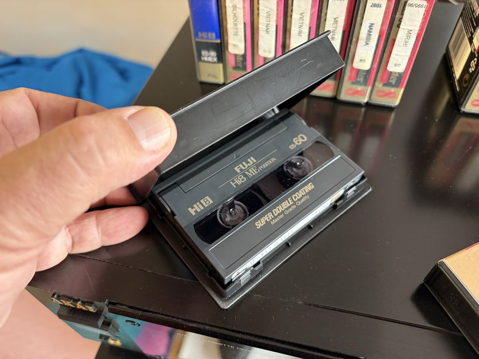 Casete video Hi8 Sony