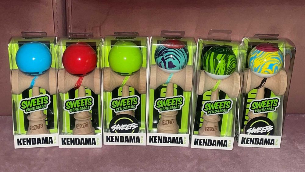Kendama SWEETS STICKY CLEAR originale, noi, sigilate