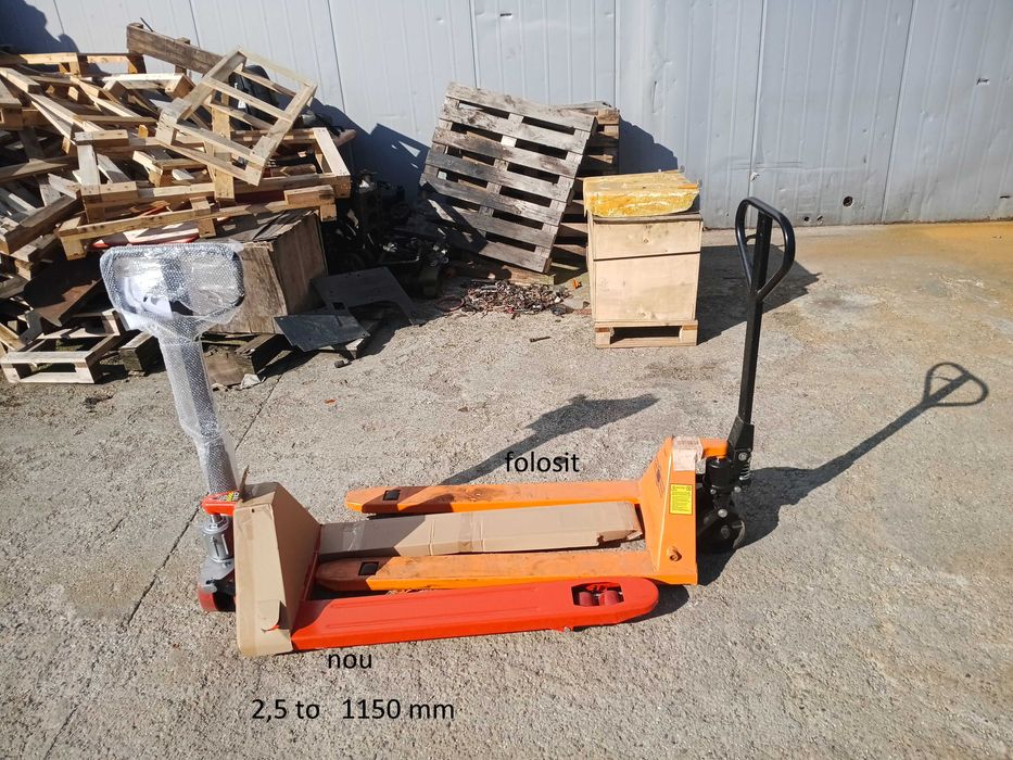 transpalet manual 2,5 tone liza 2500 kg  cu Garantie