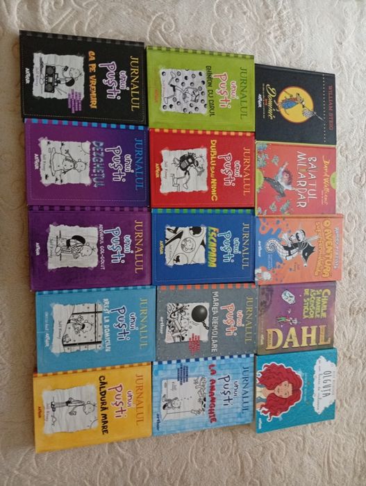 Cărți pentru adolescenți sau copii(Jules Verne,jurnalul unui puști,etc