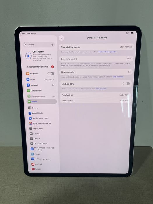 Apple iPad Pro 13”2024 M4 Wi-Fi Cellular 512GB Produs In Stare Pefecta