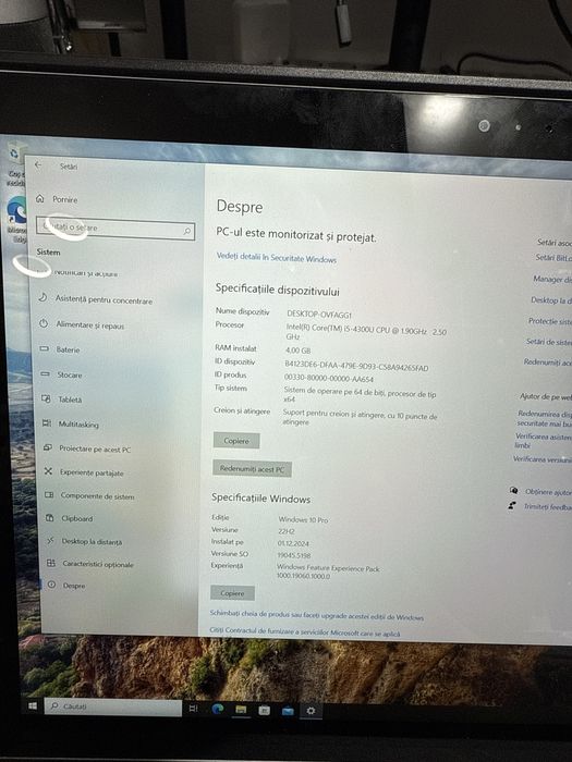 Surface Pro 3 i5 4th gen 128gb ssd 4gb Ram