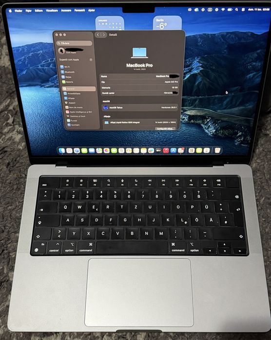 Macbook M2 PRO 2023 1 TB / 16 GB RAM / 19 GPU