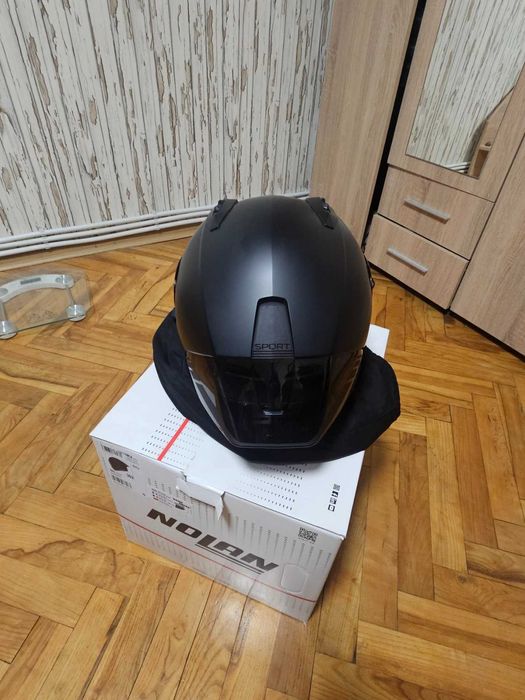 Мото Каска Nolan N60-6 Sport Black - Мат(S size) ECE 22.06
