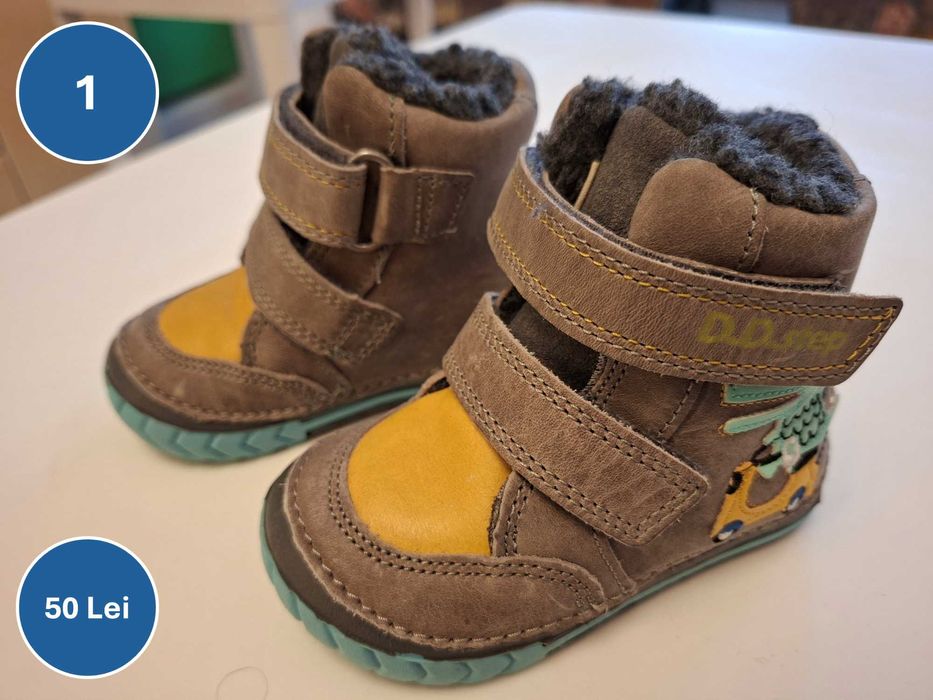 Pantofi Ghete iarna copii DD step marime 19