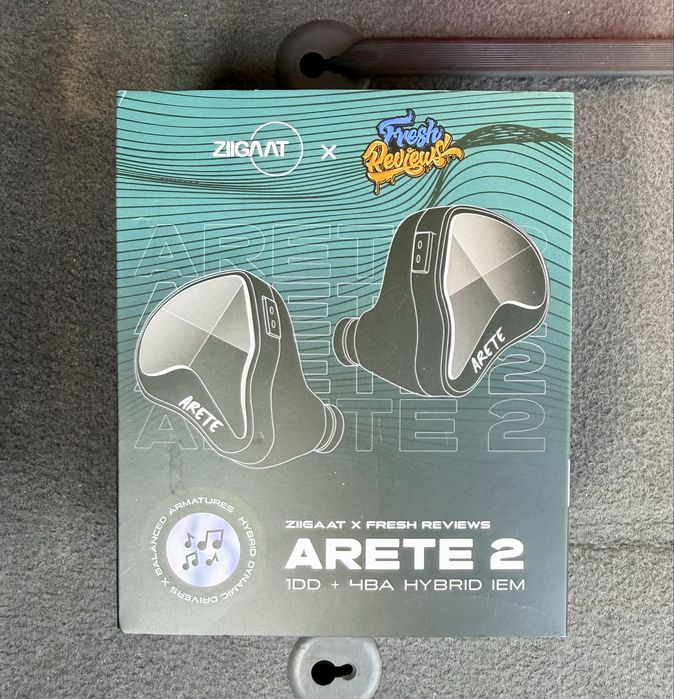 ZiiGaat x Fresh Reviews Arete 2 IEM – 1DD + 4BA – Cutie + accesorii Nou/Nefolosit