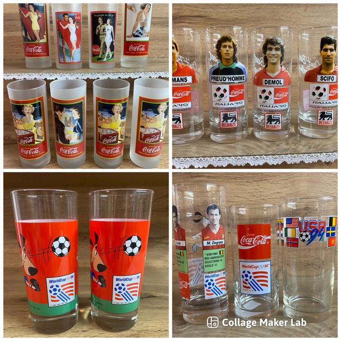 Колекционерски чаши на -Кока Кола