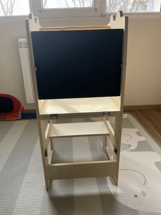 Обучителна помощна кула 3-в-1 Монтесори ( Learning Tower 3-in-1)