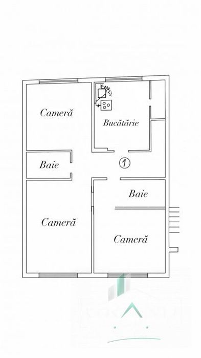 3 camere decomandat | 2 bai | 70 mp | Marasti/BRD/The Office/Lidl — fotografia 1