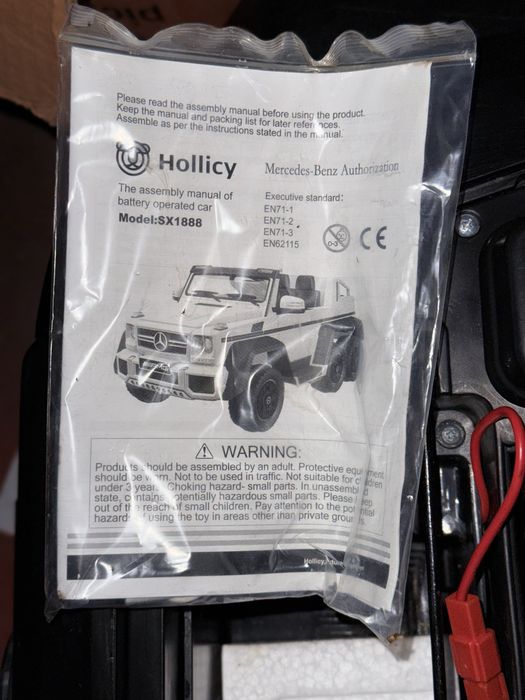 Mașinuță electrică Mercedes G63 6x6 – 6 motoare