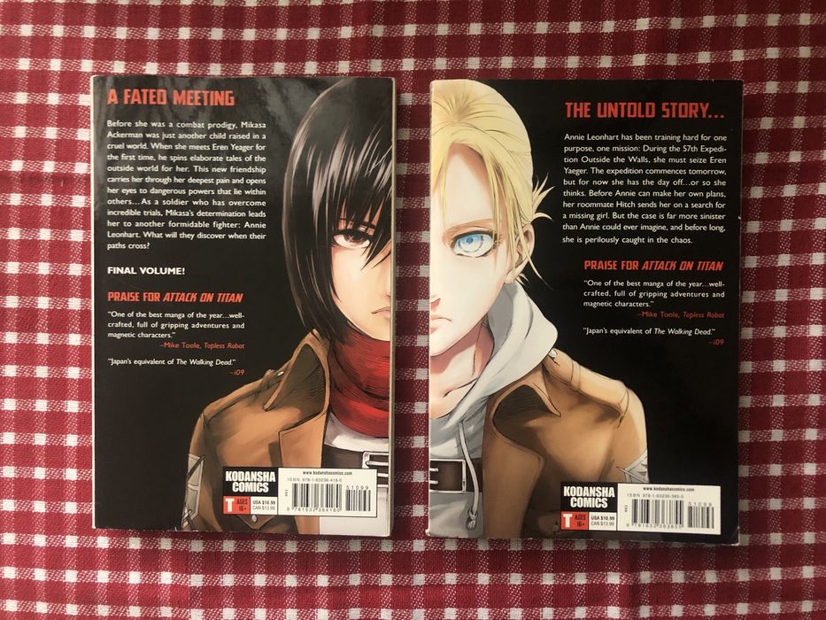 Manga Attack on Titan, Hunter x Hunter, Haikyuu!! si alte titluri